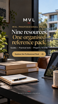 MVL Professional Property Coordination Pack — nine digital property resources for individual professional use.